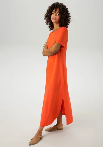 Aniston CASUAL Maxikleid mit Seitenschlitzen in orange von Aniston