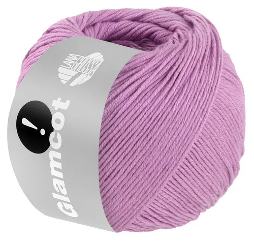 LANA GROSSA GLAMCOT Häkelwolle, 155 m (zart glänzende, multifile Baumwoll-Viskosemischung), 50 g