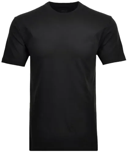 RAGMAN Herren Doppelpack - 2 T-Shirts Rundhals Schwarz-009, 8XL - T-Shirts für Herren aus reiner Baumwolle mit Rippbündchen am Kragen und verstärkten Nähten für optimale Haltbarkeit und Tragekomfort.