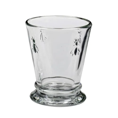 La Rochére Bee Water Glass - Set von 6 Gläsern - Tischgedeck mit 6 Gläsern aus der Abeille-Serie von La Rochére, geschmückt mit Napoleon-Bienen. Ideal für Wasser, Säfte und Cocktails, perfekt für jeden Anlass.