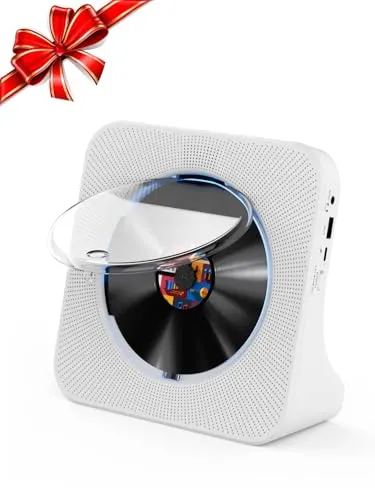 Gueray Bluetooth CD-Player mit Lautsprecher und FM-Radio