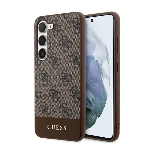 Guess 4G Stripe Hülle – Galaxy S24 Braun von GUESS