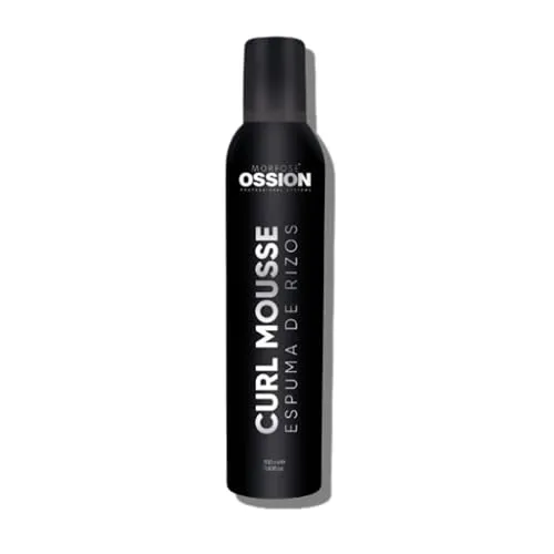 Morfose OSSION Curl Mousse 350ml – Lockenschaum mit extra starkem Halt – Anti-Frizz, Volumen & Definition – Für natürliche, elastische Locken