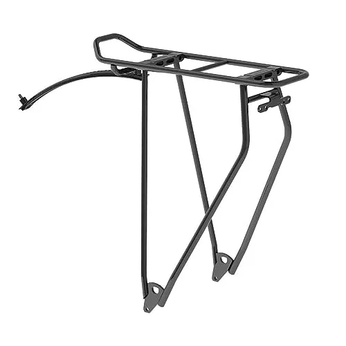 Racktime Boostit Imm Gepäckträger – Schwarz, Unisex, 1 Size - Robuster Gepäckträger aus hochwertigem Material, der kühl und bequem bleibt – ideal für Fahrradtouren.