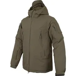 Anton Blöchl Extreme Cold Weather Jacket Level 7 RAL7013, Größe M - Funktionsjacke für extreme Kälte bis -20°C, wasserabweisend und winddicht mit PrimaLoft Silver HiLoft Ultra-Füllung für optimale Wärme und geringes Gewicht.