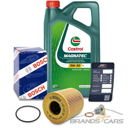 BOSCH ÖLFILTER+5L CASTROL MAGNATEC STOP-START 5W-30 FÜR CITROEN BERLINGO 1.6 09-