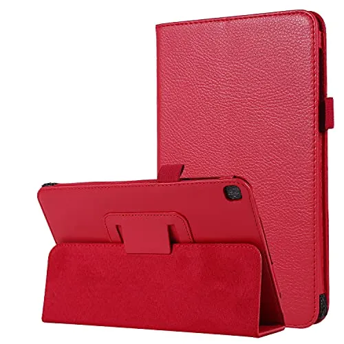 Lobwerk Cover für Samsung Galaxy Tab A7 Lite 2021 SM-T220 SM-T225 8.7 Zoll Schutzhülle Etui mit Standfunktion Rot