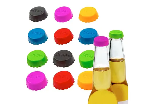 wisefood Küche 12-tlg., Silikon Kronkorken - 12er Set von Wisefood