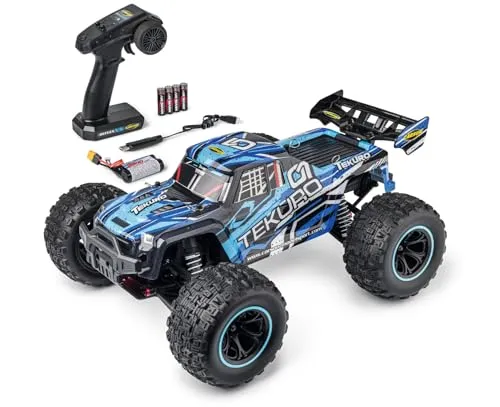 Carson 1:10 XS Tekuro RTR grau/blau - Offroad RC Buggy mit Fernsteuerung - Der Carson 1:10 XS Tekuro ist ein leistungsstarker Offroad Buggy, der mit einer 2,4 GHz Fernsteuerung und einem schnellen Akku ausgestattet ist. Ideal für Abenteuer im Freien mit Geschwindigkeiten bis zu 40 km/h.