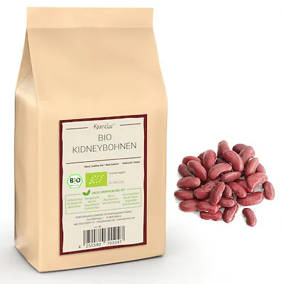 1kg BIO Kidneybohnen getrocknet, rote Bohnen BIO ohne Zusätze 11 EUR/kg