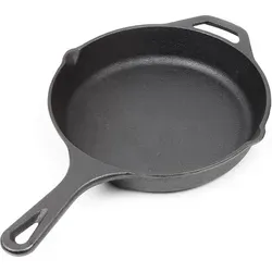 Bratpfanne aus Gusseisen Ø20cm – Perfekte Wärmeleitung für gleichmäßige Bratergebnisse - Pfannen – Ideal für Steaks und Schmorgerichte, mit natürlichem Antihafteffekt und ergonomischem Griff für einfaches Servieren.