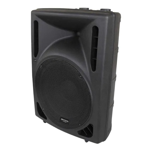 JB Systems PSA 12, aktiver 12 Zoll Lautsprecher - Aktiver PA-Lautsprecher mit 200 W RMS-Leistung, ideal für Events und Partys, bietet kraftvollen Sound in elegantem Schwarz.