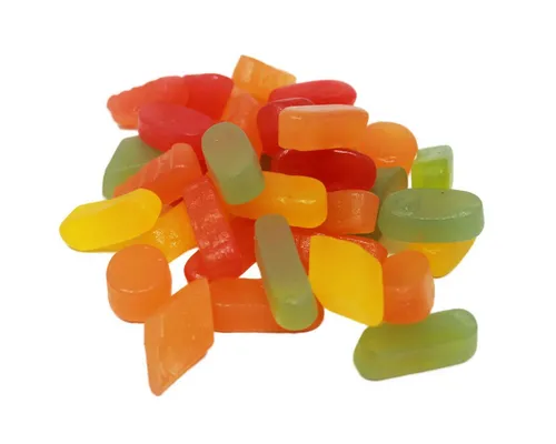 Fruchtgummi Bären & Co. Süßigkeit, Weingummi zuckerfrei Mischung mit Fruchtgeschmack 4fach sortiert 300g