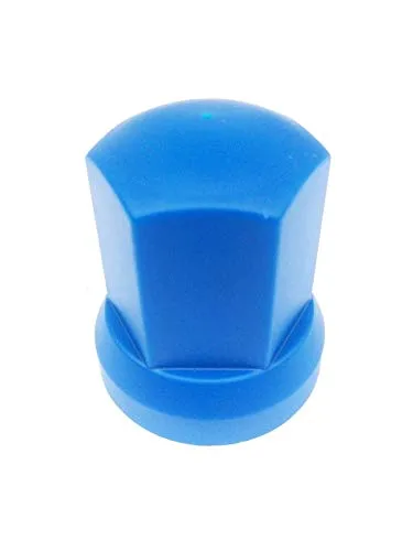 Matel Service 10x Radmutterkappen Radmutterabdeckung Radmutterschutz Kappe Ø32 mm Blau LKW