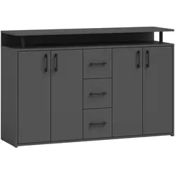 Carryhome Sideboard Anthrazit von Die Möbelfundgrube