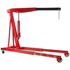 Dema Werkstattkran 24312, 3000 kg Tragkraft, fahrbar - Heber für Werkstätten mit bis zu 3000 kg Tragkraft und einer maximalen Hubhöhe von 272 cm. Mobil und flexibel einsetzbar, ideal für das Heben von Motoren und Getrieben.