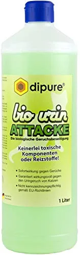 Bio Urin Attacke - Katzenurin-Entferner - Spezialputzmittel zur effektiven Beseitigung von Katzenurin mit Mikroorganismen, die Gerüche neutralisieren und Urinflecken gründlich entfernen.