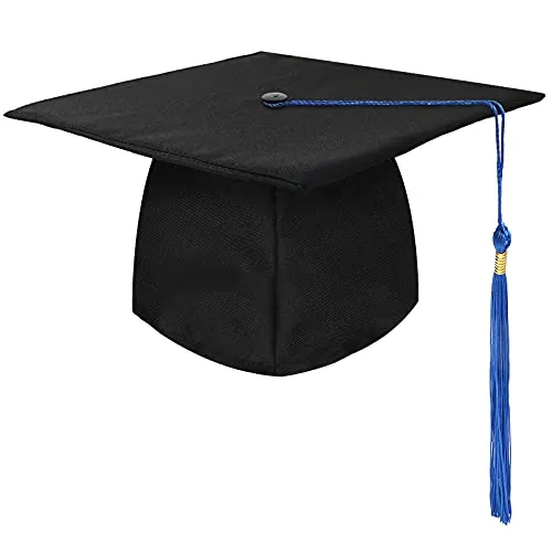 KEELYY Abschluss Hut Doktorhut Unisex, Graduation Hut Absolventenkappe Verstellbar Doktorhut Promotion Bachelor Geschenk für Abschlussfeiern vom Studium, Universität, Hochschule