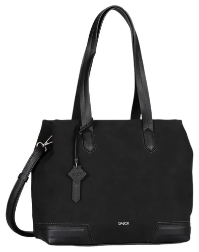 Gabor Cira Zip Shopper L Schultertasche Schwarz in schwarz von Gabor