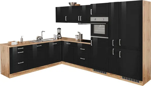 KOCHSTATION Winkelküche KS-Tinnum mit E-Geräten, 240/330 cm