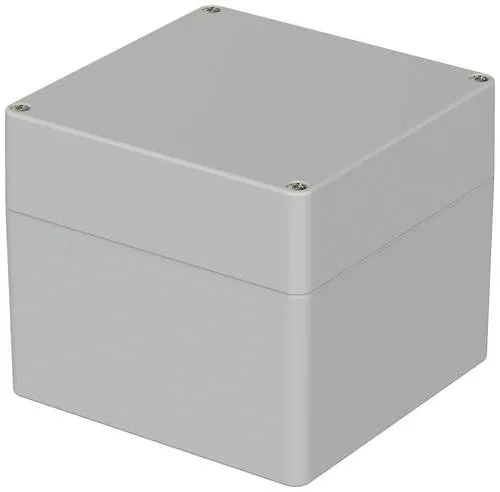 Bopla EUROMAS M 228 02228000 Industrie-Gehäuse - Industrie-Gehäuse aus robustem Polycarbonat, ideal für den Einsatz in anspruchsvollen Umgebungen. Maße: 122 x 120 x 105 mm, lichtgrau (RAL 7035), schützt Ihre Elektronik zuverlässig.