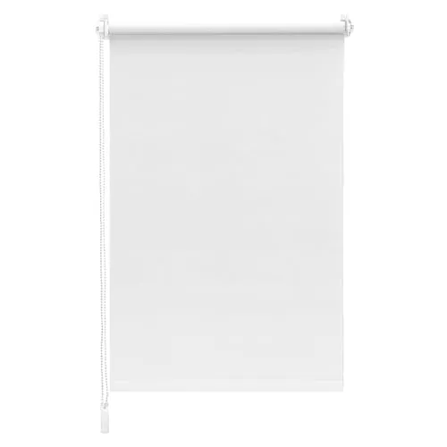 Rollo Verdunkelungsrollo ohne Bohren Seitenzugrollo verdunkelnd Rollo, Sekey, verspannt, Klemmfix, Seitenzugrollo,Sonnenschutz und Sichtschutz,einfache Montage,Klemmfix weiß 40 cm x 130 cm