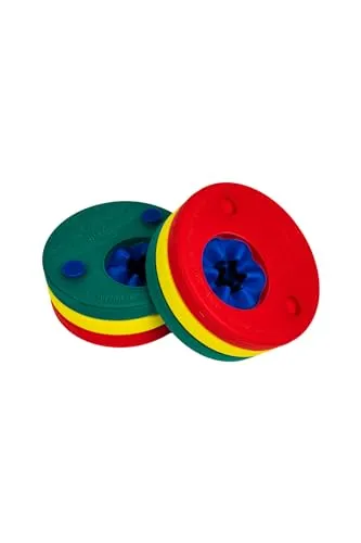 Fashy Delphin -Schwimmscheiben, rot-gelb-grün, 4291, bis 60 kg