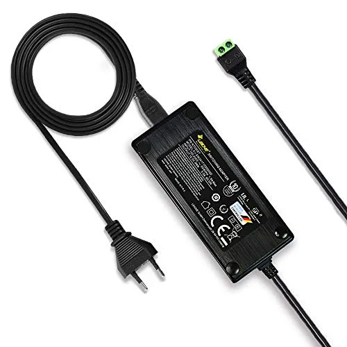 LEICKE 12V 5A LED Netzteil Adapter - LED Streifen Netzteil mit Konstantstromversorgung, 60W Leistung und umfassendem Schutz gegen Kurzschluss und Überhitzung für hohe Zuverlässigkeit.