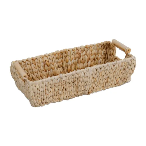 Aufbewahrungskorb Badkorb Flechtkorb Allzweckkorb Regalkörbchen Wasserhyazinthe