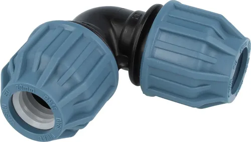 Jason PP-Klemmkupplung 90° Winkel Ø 40 mm - DVGW zugelassen