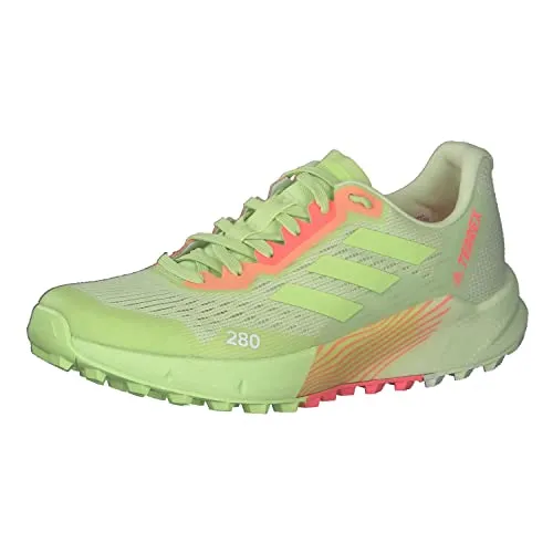 adidas Terrex Agravic Flow Damen Traillaufschuhe - Hell-Grün - 6,5 - Laufschuhe für Damen mit optimalem Grip und Dämpfung, ideal für anspruchsvolle Trails und Outdoor-Abenteuer.