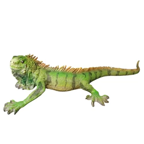 Aspinaworld Gartenfigur, Leguan Figur 60 cm lang, Figur für den Garten, wetterfesten Deko