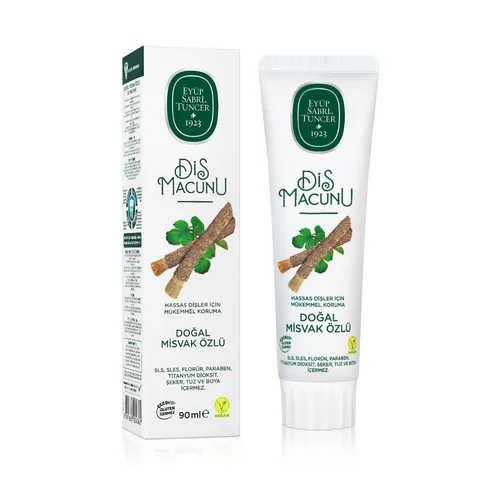 Produktbild Misvak Zahnpasta Eyüp Sabri Tuncer 90ml – Türkische Naturzahnpasta ohne Fluorid