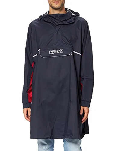 PRO-X elements BERN Rad-Poncho mit Ärmeln I Regenponcho mit Schirmkapuze, reflektierenden Paspeln & verschweißten Nähten I Damen & Herren Regencape