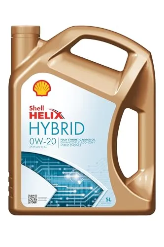 Shell Motoröl Helix HYBRID 0W-20 550056725 - Motoröl für Hybridfahrzeuge, bietet ausgezeichneten Schutz und Kraftstoffeffizienz für eine umweltfreundliche Fahrweise.