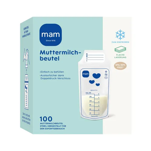 MAM Muttermilchbeutel 180 ml 100 Stück