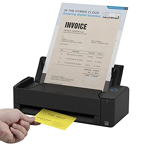 ScanSnap iX1300 Kompakt Wi-Fi Dokumentenscanner in schwarz von ScanSnap