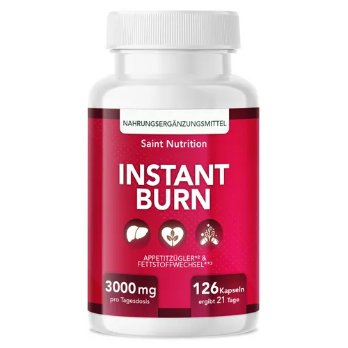 Produktbild INSTANT BURN® Appetitzügler Kapseln – Hochdosiert für schnelles Abnehmen