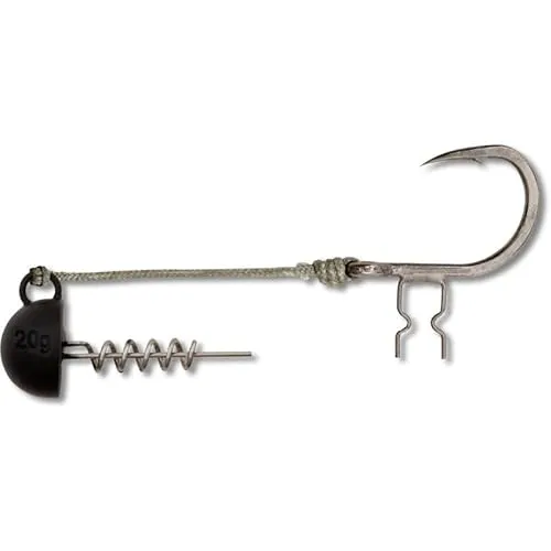 Black Cat 10g Shad Claw Rig 1Stück in schwarz von Black Cat