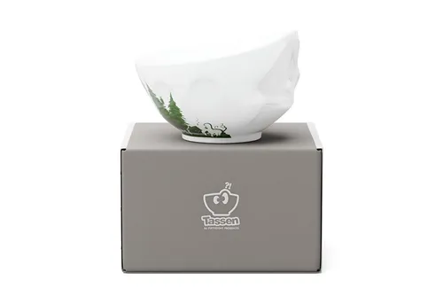 FIFTYEIGHT PRODUCTS Müslischale Glücklich Fabelhaft - 500 ml Special Edition - Müslischalen aus bruchsicherem Hartporzellan, spülmaschinenfest und mikrowellengeeignet, ideal für stilvolle Frühstücksgenüsse.