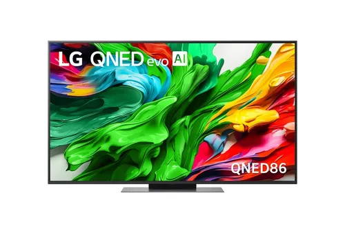 LG 55QNED86A6A 55 Zoll 4K QNED evo AI TV - Fernseher mit Dynamic QNED Display und α8 Gen2 4K AI-Prozessor für beeindruckende Bildqualität und Sound. Ideal für Gaming mit 120Hz und AMD FreeSync.