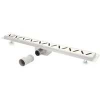 Produktbild Duschrinne MCW-D94c: Edelstahl Bodenablauf 110cm