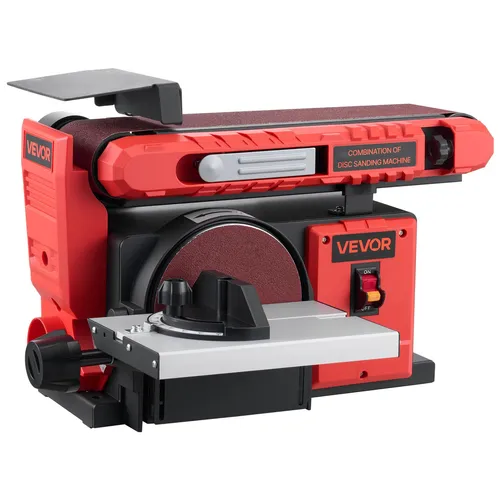 VEVOR Band-Tellerschleifer 400 W – Vielseitiger Schleifer für Holzarbeiten