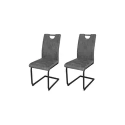 Freischwinger 2er-Set Banff, schwarz