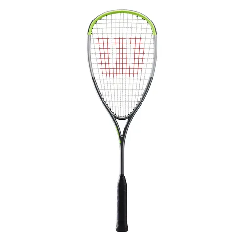 Wilson Squashschläger Blade Light 145g - Besaitet, grifflastig - Leichter und wendiger Squashschläger für fortgeschrittene Spieler. Mit klassischem Schlaggefühl und optimaler Kontrolle für schnelle Spiele und präzise Schläge.