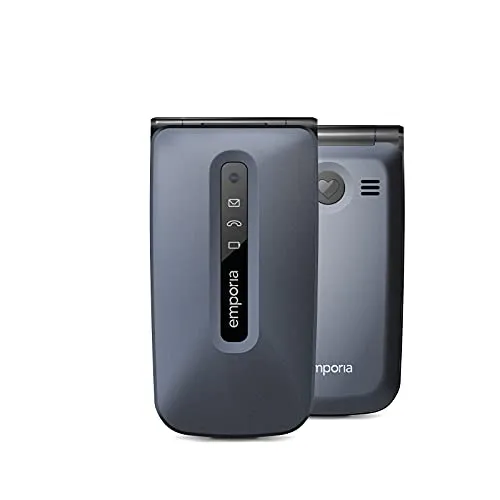 Emporia ACTIVEglam Klapphandy - Handy für Senioren mit 4GVoLTE, großem Display und extragroßen, beleuchteten Tasten. Ideal für einfache Bedienung und Übersichtlichkeit.