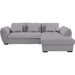 Ecksofa grau mit Liegefunktion
