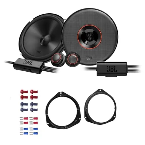 JBL Club 64C Lautsprecher mit Einbauset passend für FIAT Ducato III (250/251) ab 2006 Türen vorne 420 Watt 165mm 2 Wege Kompo