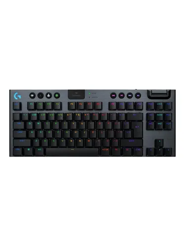 Logitech G G915 X LIGHTSPEED TKL - Clicky Gaming Tastatur - Premium TKL Gaming Tastatur mit RGB-Beleuchtung, 2.4 GHz LIGHTSPEED Wireless und bis zu 1000 Stunden Akkulaufzeit. Ideal für Gamer, die Geschwindigkeit und Präzision schätzen.