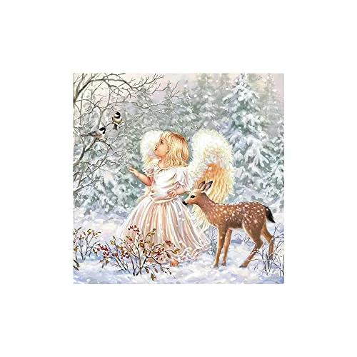 Unbekannt 20 Servietten Winter Angel